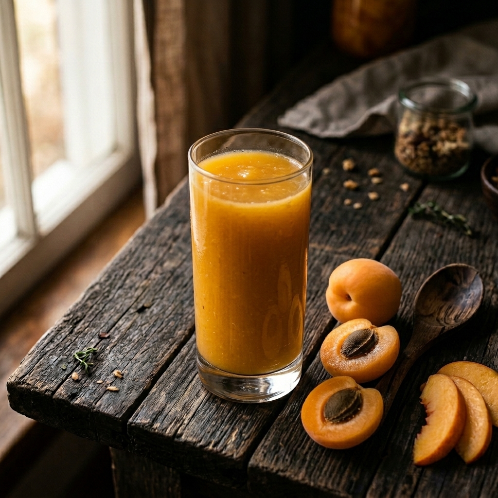 Apricot juice made with Egyptian apricot puree