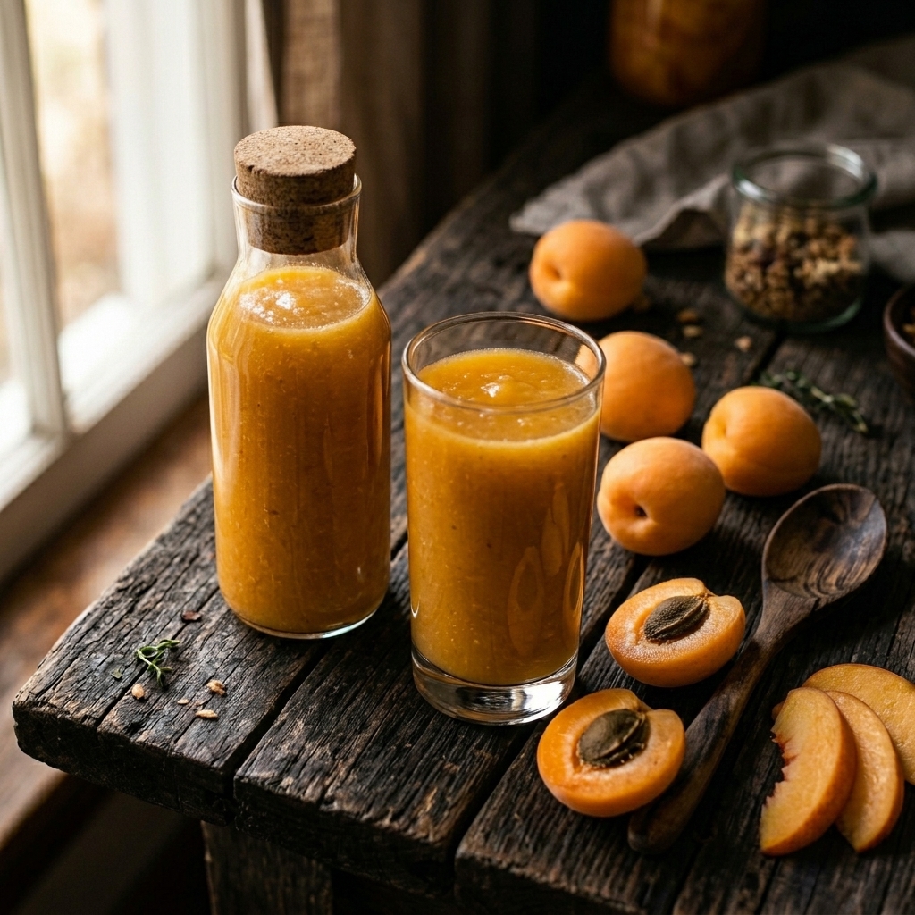 Apricot nectar made with Egyptian apricot puree