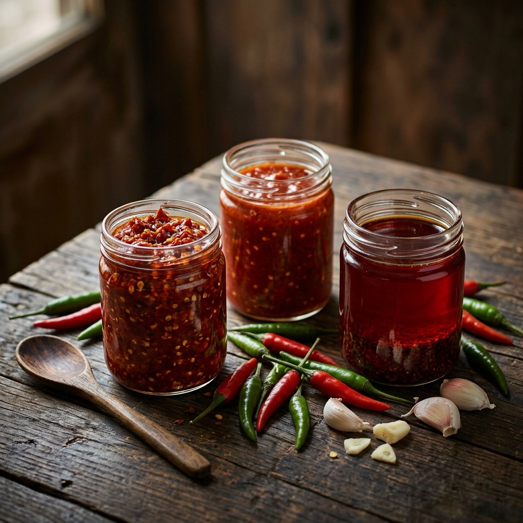 Condiments made with Egyptian chili paste