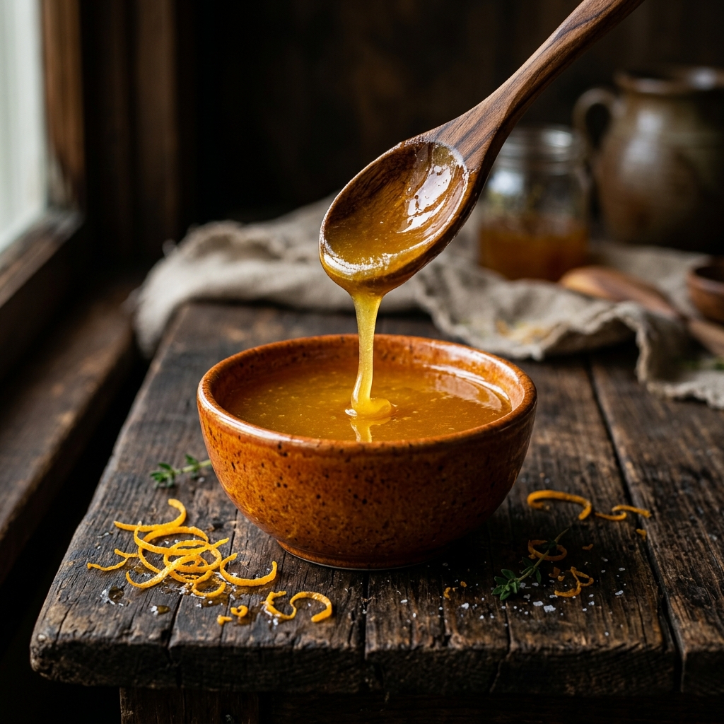 Syrups and sauces made with Egyptian orange concentrate