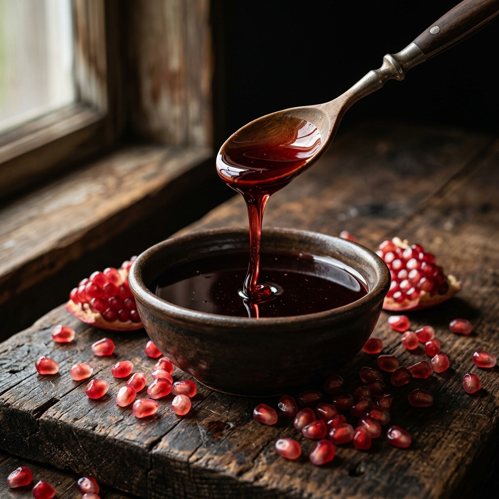 Syrups and sauces made with Egyptian NFC pomegranate juice