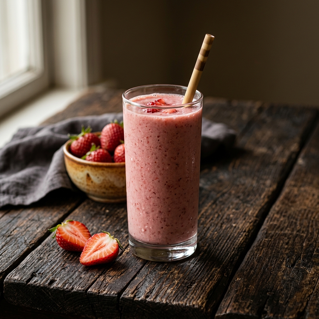 Smoothies made with Egyptian strawberry concentrate