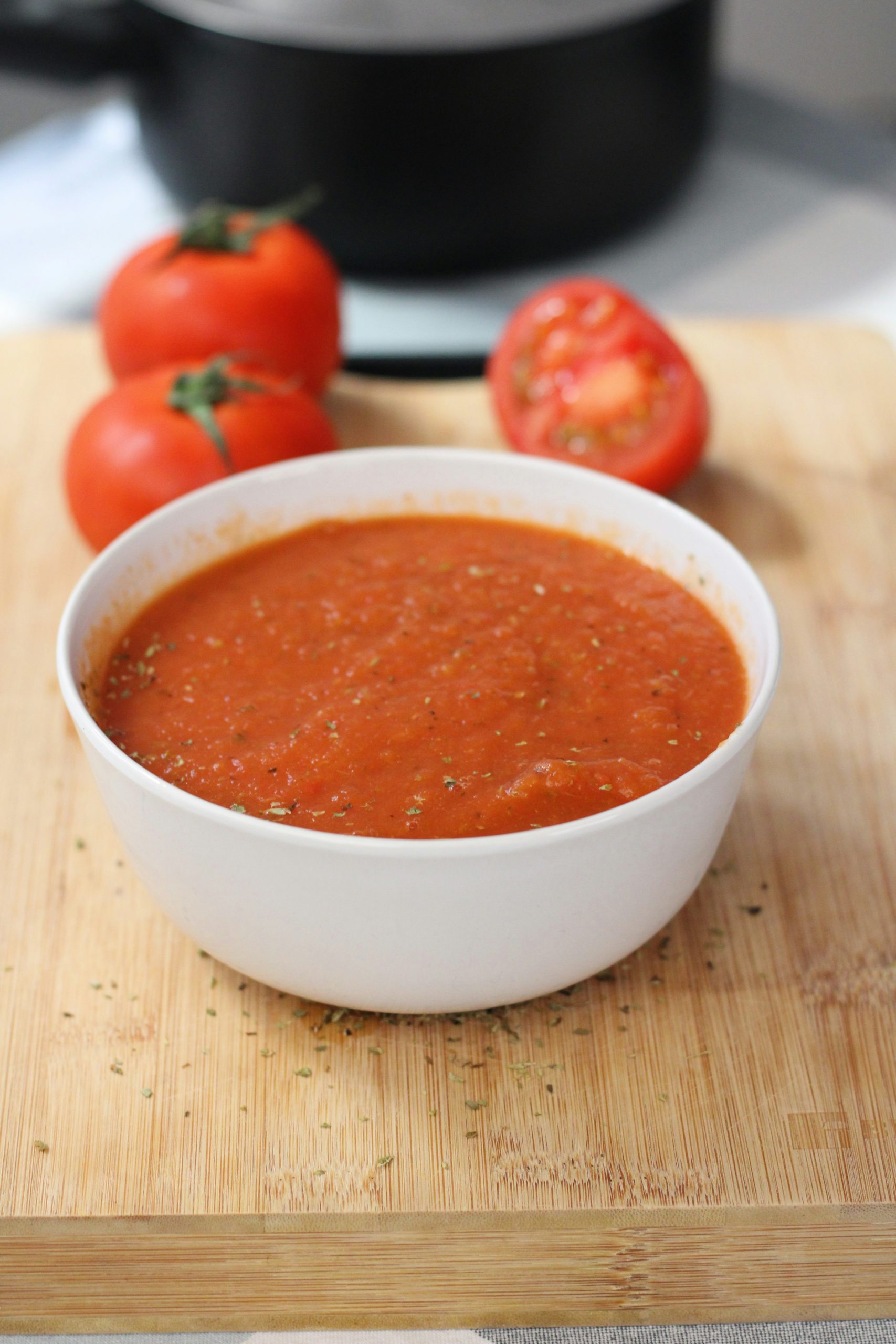 Ketchup made with hot break tomato paste